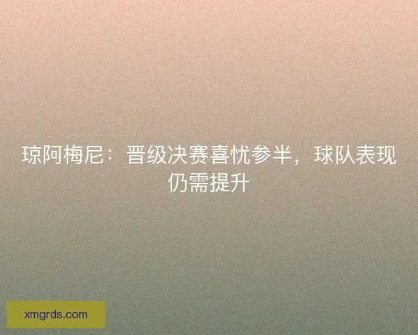 琼阿梅尼：晋级决赛喜忧参半，球队表现仍需提升